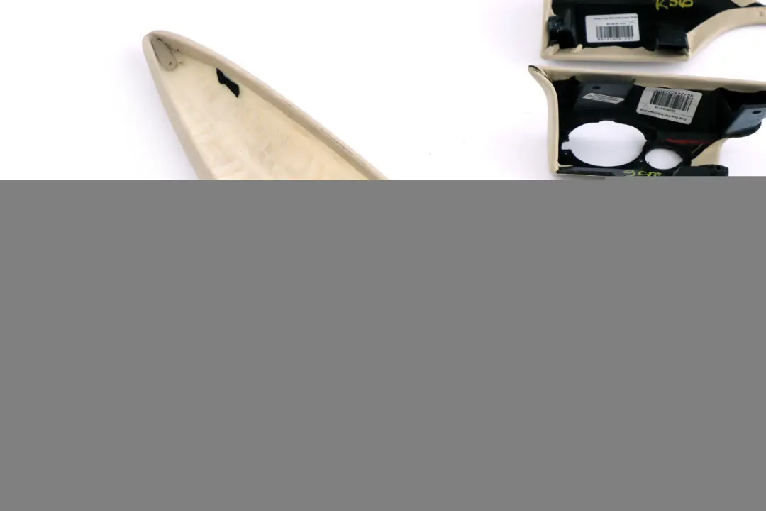 BMW Mini Cooper One R56 Dashboard Dash Lower Trim Set Kit Cream White