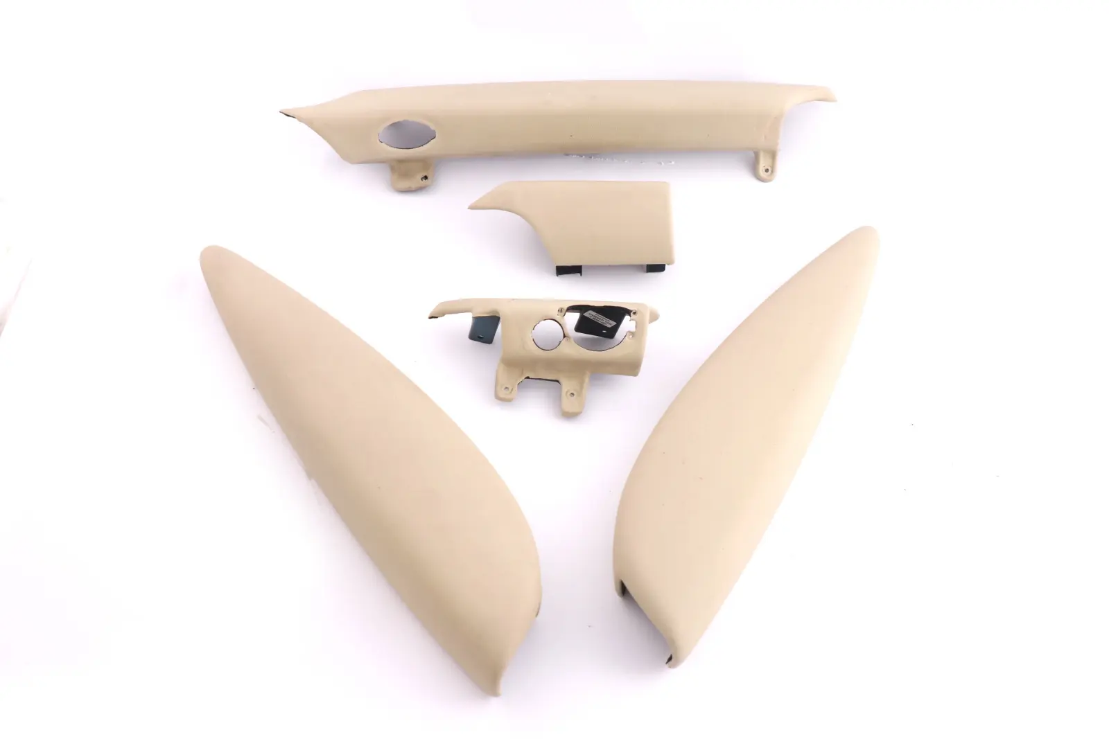 BMW Mini Cooper One R56 Dashboard Dash Lower Trim Set Kit Cream White