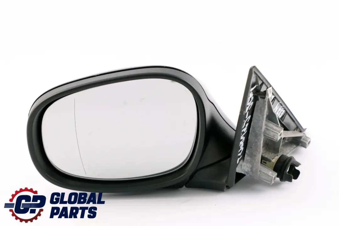 BMW 1 Series E87 LCI Heated Outside Left Wing Mirror N/S Schwarz 2 Black 668