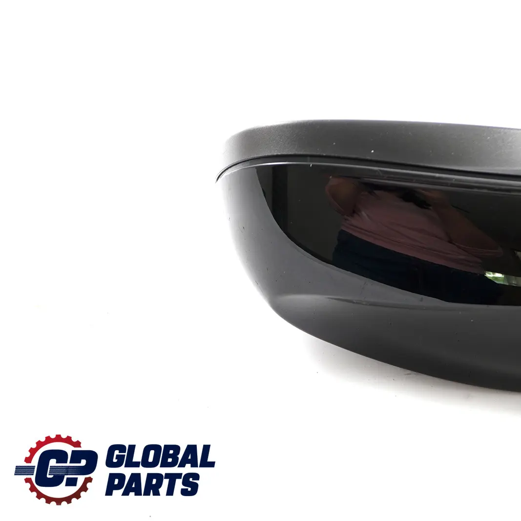 BMW 1 Series E87 LCI Heated Outside Left Wing Mirror N/S Schwarz 2 Black 668