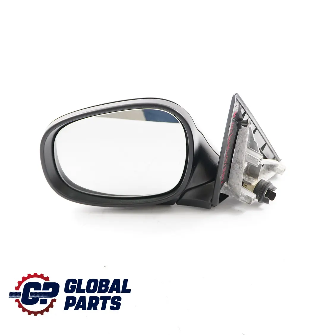 BMW 1 Series E87 LCI Heated Outside Left Wing Mirror N/S Schwarz 2 Black 668