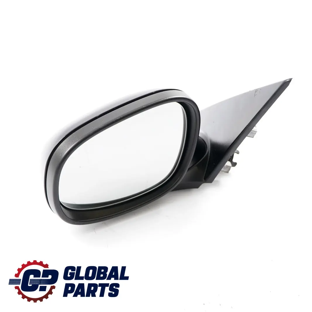 BMW 1 Series E87 LCI Heated Outside Left Wing Mirror N/S Schwarz 2 Black 668