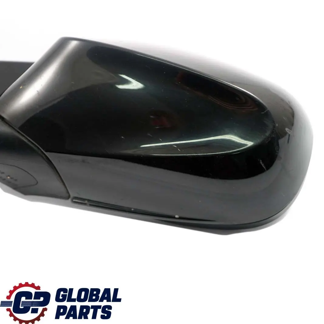 BMW 1 Series E87 LCI 3 Outside Left Wing Mirror N/S Schwarz 2 Black 668