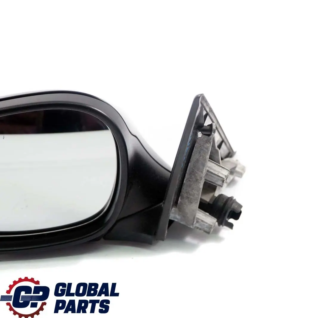 BMW 1 Series E87 LCI 3 Outside Left Wing Mirror N/S Schwarz 2 Black 668