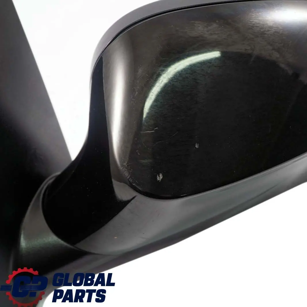 BMW 1 Series E87 LCI 3 Outside Left Wing Mirror N/S Schwarz 2 Black 668