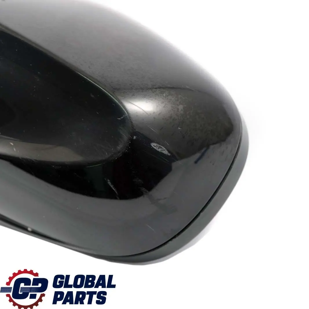 BMW 1 Series E87 LCI 3 Outside Left Wing Mirror N/S Schwarz 2 Black 668