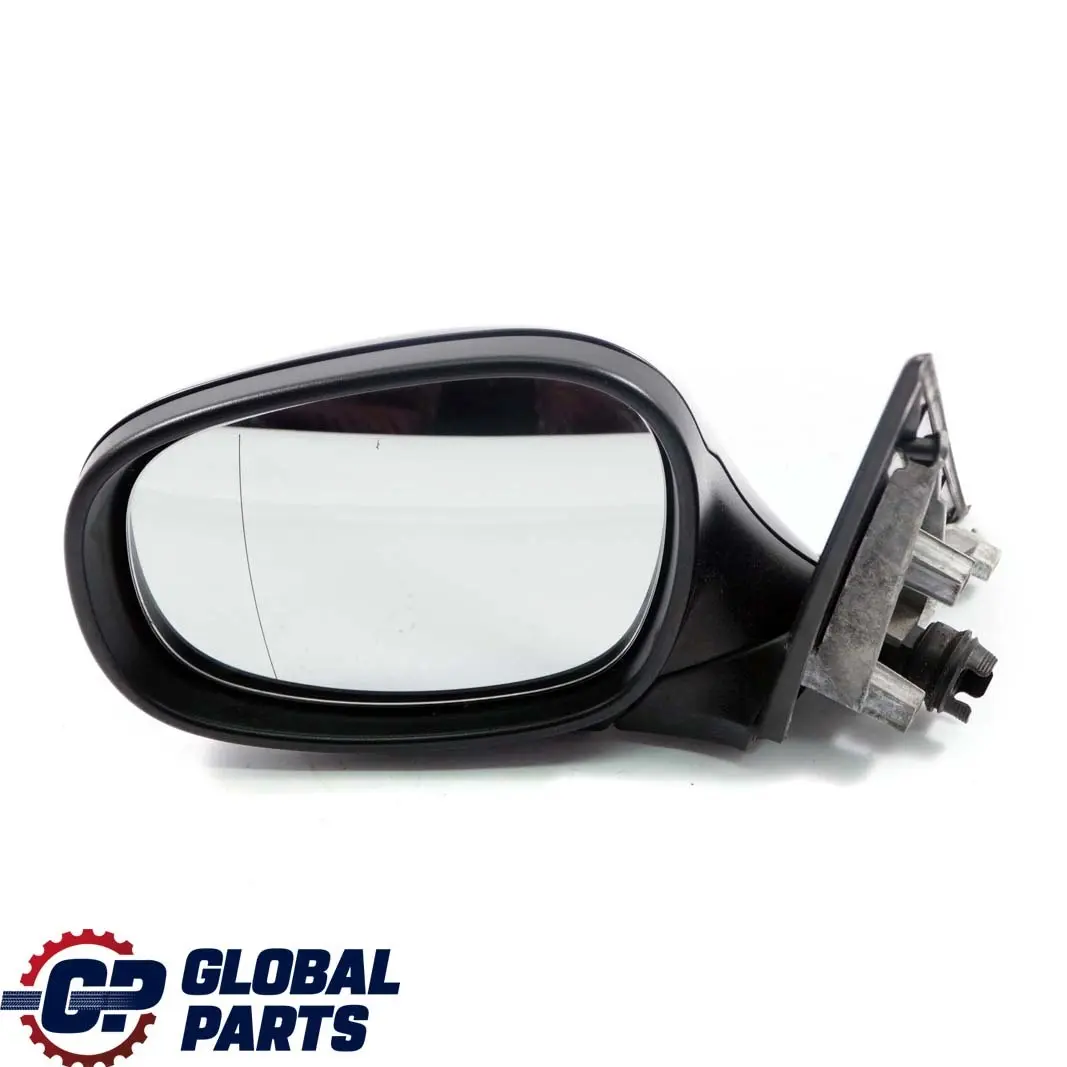 BMW 1 Series E87 LCI 3 Outside Left Wing Mirror N/S Schwarz 2 Black 668