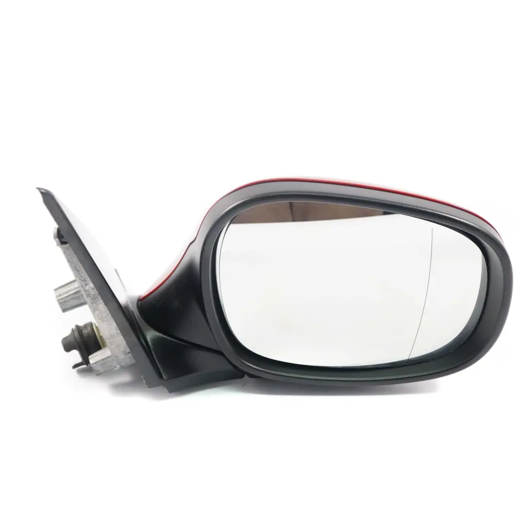 BMW 1 E87 LCI Right Heated Wing Mirror Door O/S Karmesinrot Crimson Red A61