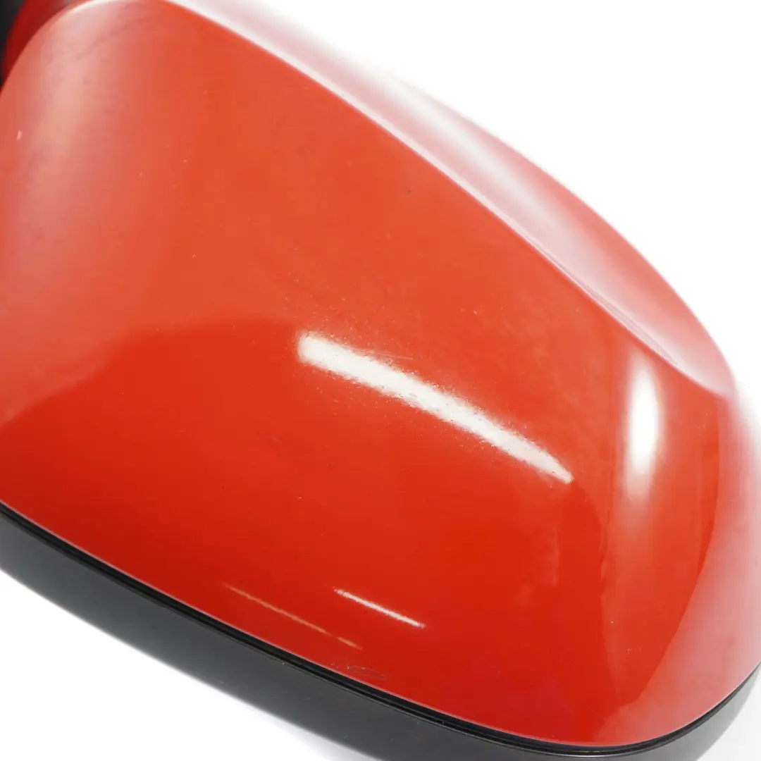 BMW 1 E87 LCI Right Heated Wing Mirror Door O/S Karmesinrot Crimson Red A61