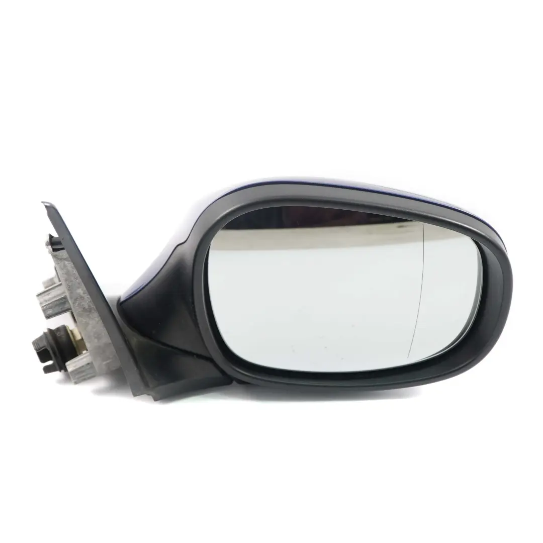 BMW E87 LCI Outside Right Heated Wing Mirror O/S Montegoblau Montego Blue A51