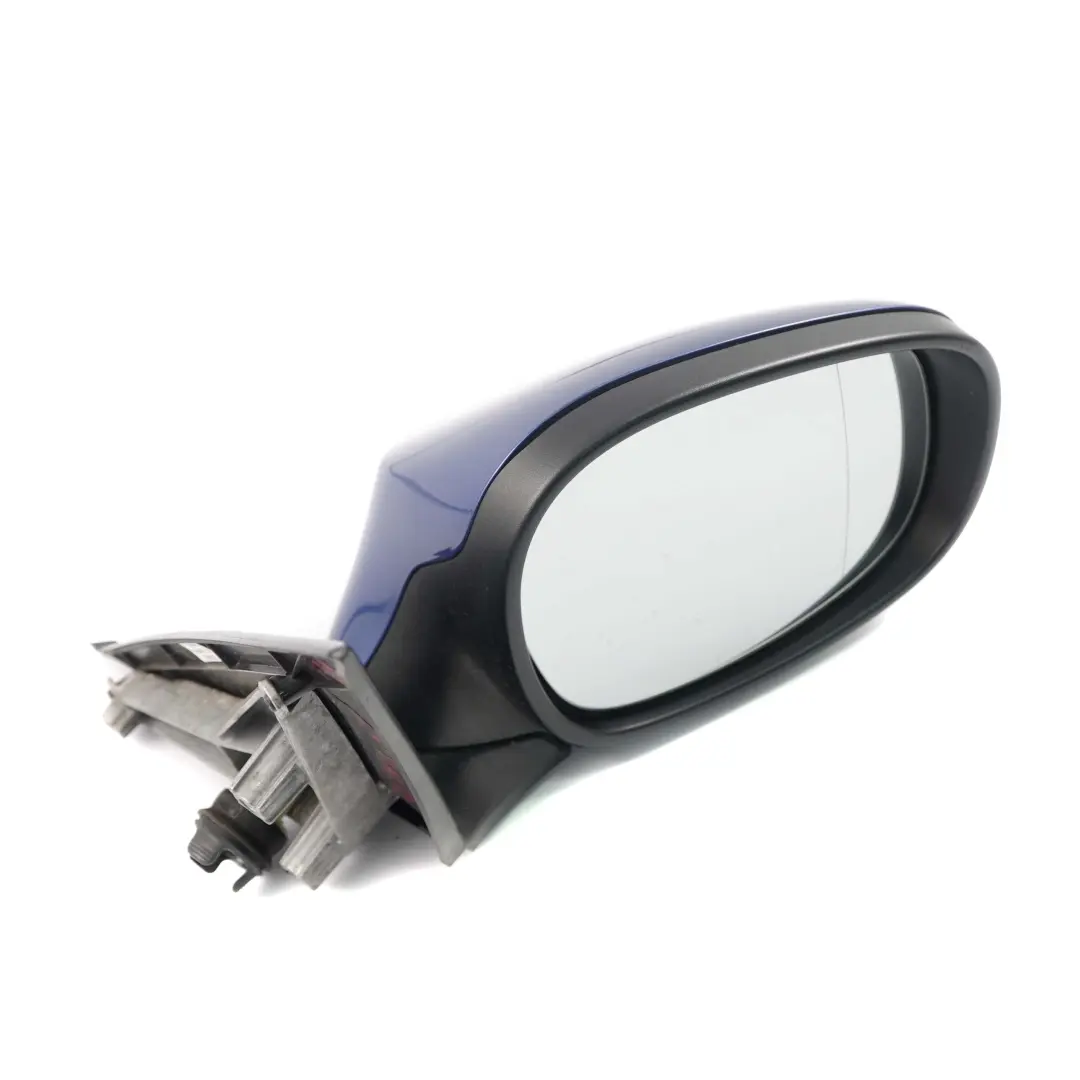 BMW E87 LCI Outside Right Heated Wing Mirror O/S Montegoblau Montego Blue A51