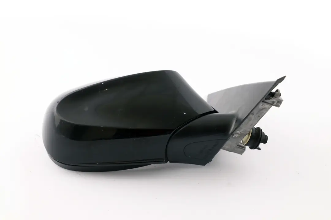 BMW 1 Series E87 LCI Right Driver Wing Mirror O/S Schwarz 2 Black 668