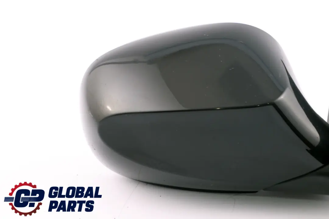 BMW 1 Series 1 E87 LCI Heated Outside Right Wing Mirror O/S Schwarz 2 Black 668