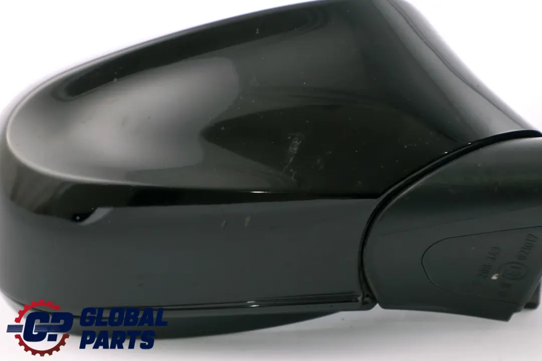 BMW 1 Series 1 E87 LCI Heated Outside Right Wing Mirror O/S Schwarz 2 Black 668