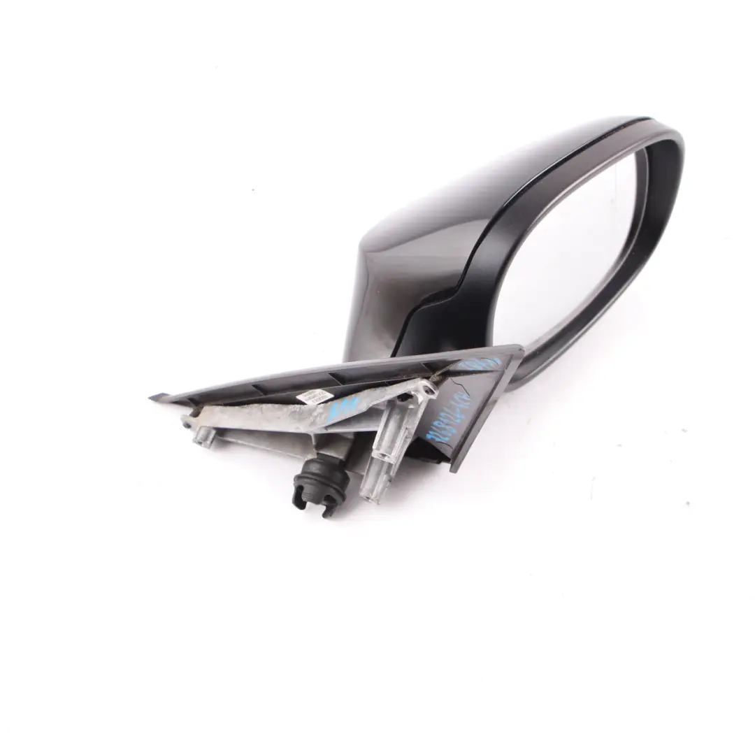 BMW E87 LCI Wing Mirror Outside Right O/S 3 Pins Schwarz 2 Black 668