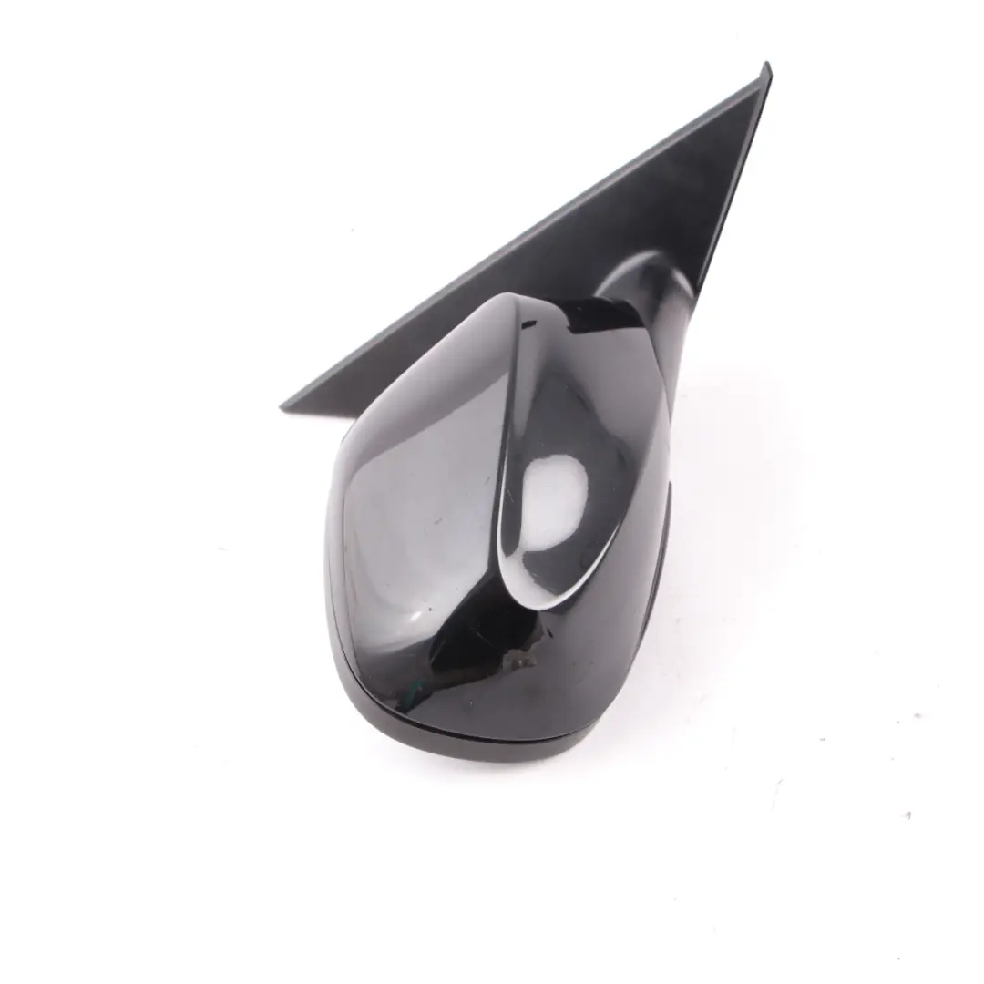 BMW E87 LCI Wing Mirror Outside Right O/S 3 Pins Schwarz 2 Black 668