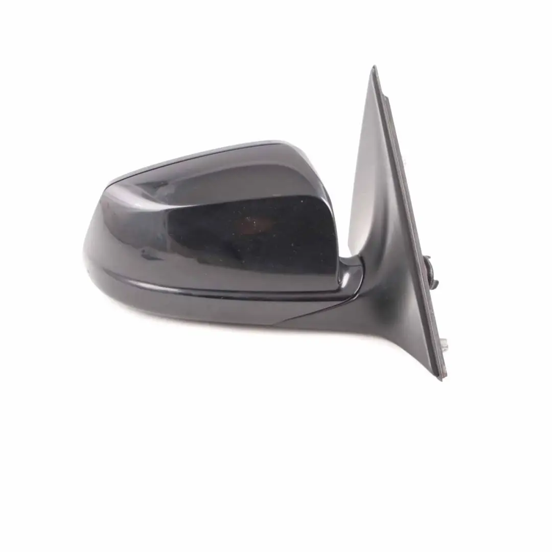 Wing Mirror BMW F10 F11 Heated Door Right O/S Black Sapphire Metallic - 475