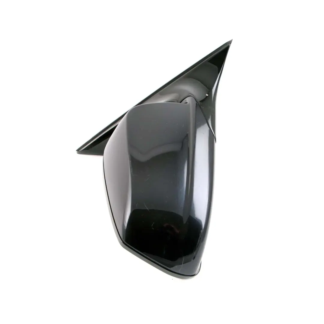 BMW F10 F11 Heated Right Wing Mirror O/S High Gloss Carbonschwarz Carbon Black