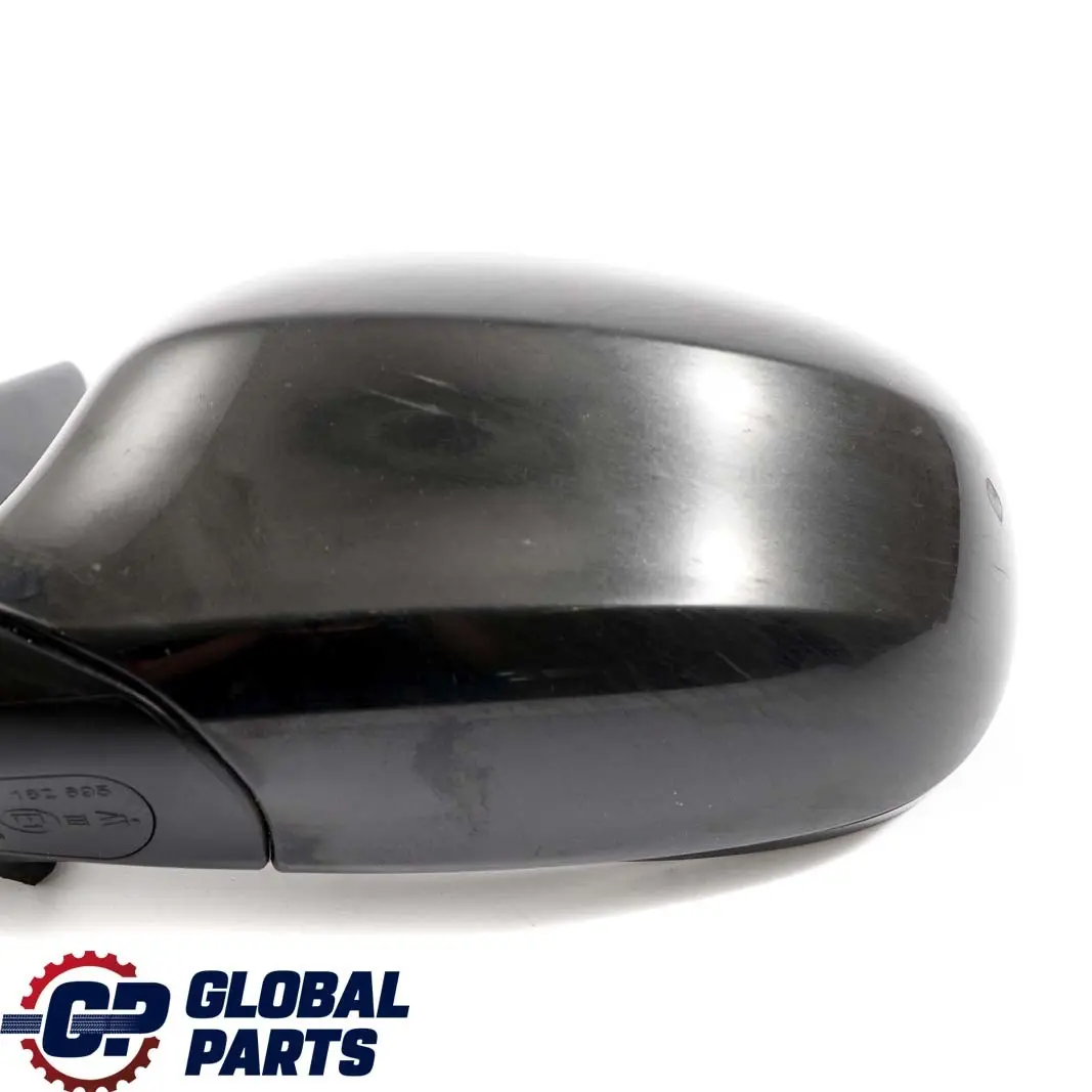 BMW 3 Series 2 E90 E91 LCI Heated Left Wing Mirror N/S Black Sapphire Metallic