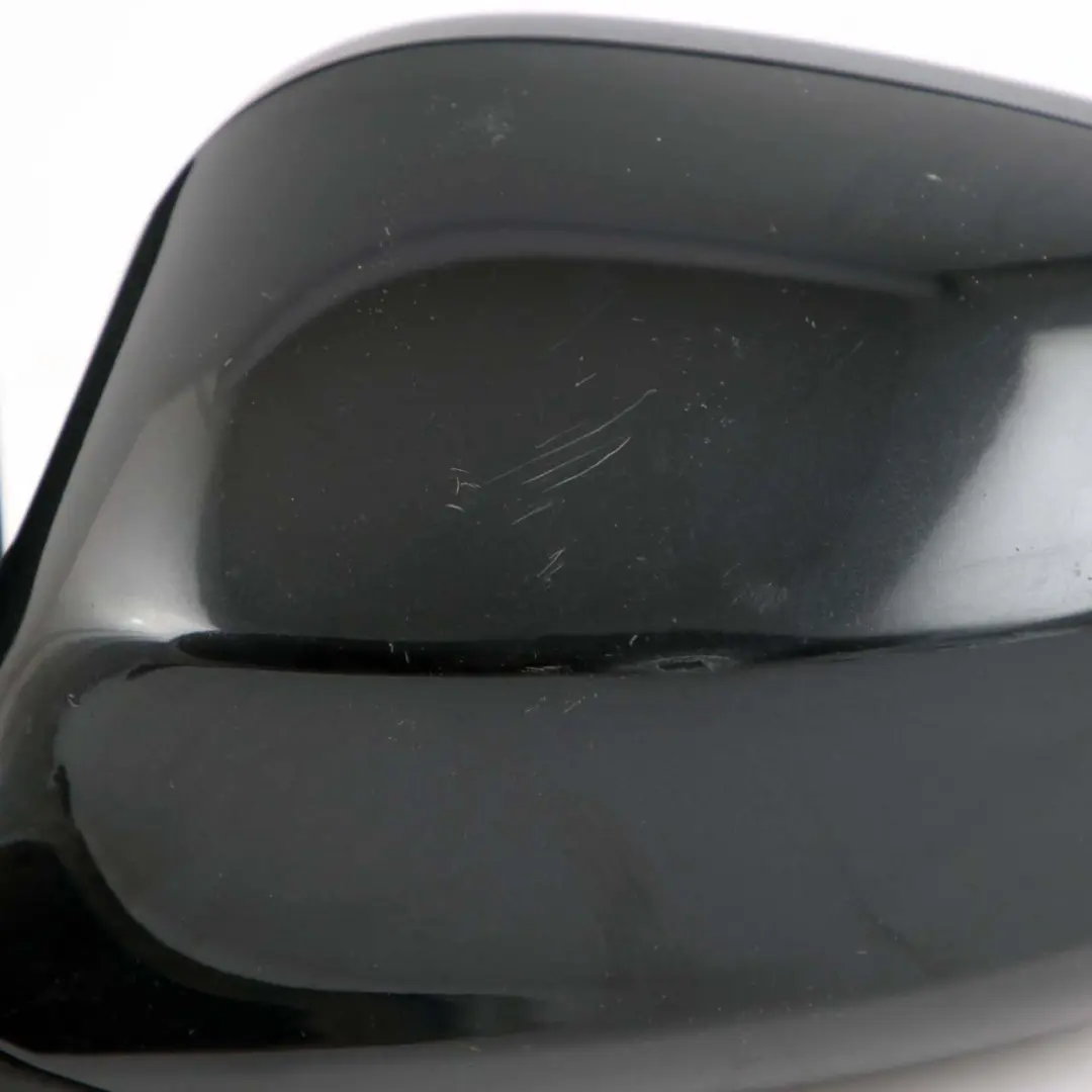 Wing Mirror BMW E90 E91 LCI 7 Heated Left N/S Door Black Sapphire Metallic 475