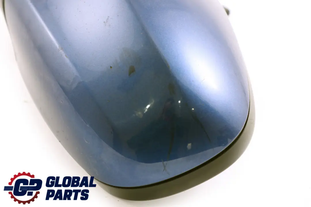 BMW 3 Series 1 E90 E91 LCI Heated Left Wing Mirror N/S Montegoblau Blue A51