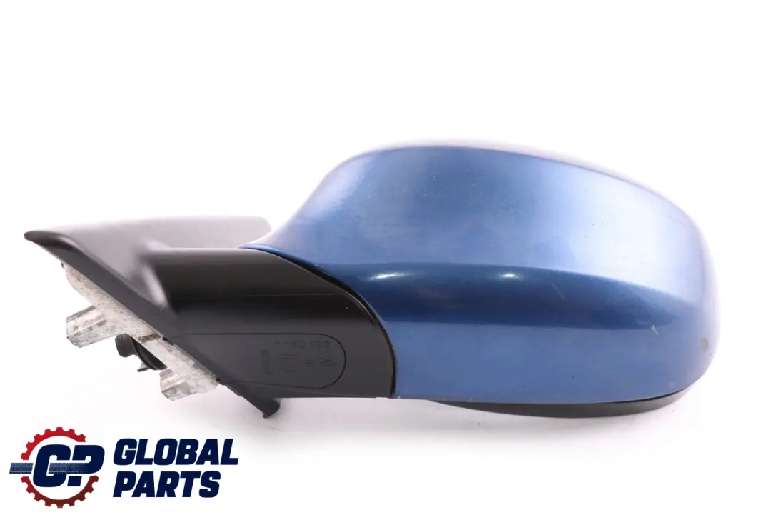 BMW 3 Series 2 E90 E91 LCI Heated Left Wing Mirror N/S Montegoblau Blue A51