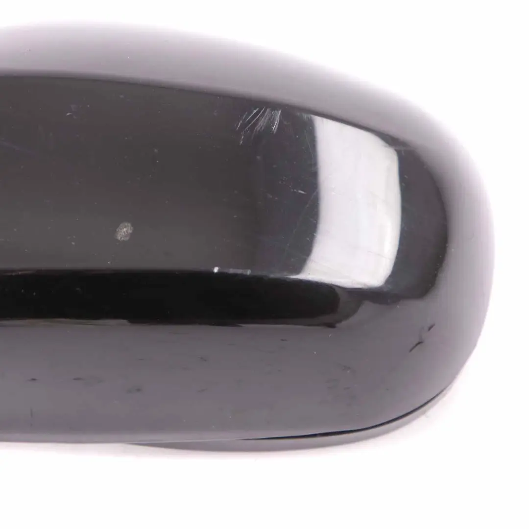 BMW 3 Series 1 E90 E91 LCI Heated Left Wing Mirror N/S Schwarz 2 Black 668