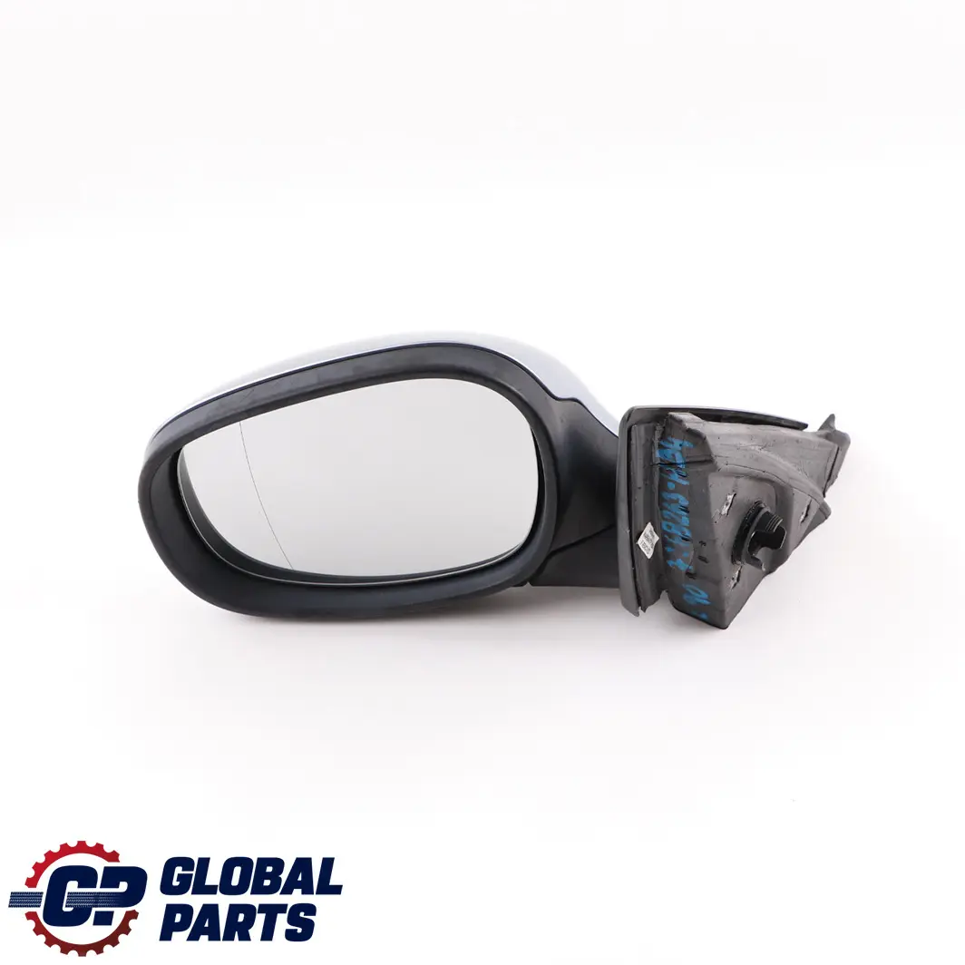 BMW 3 Series 4 E90 E91 LCI Heated Left Wing Mirror N/S Blue Water Metallic 896