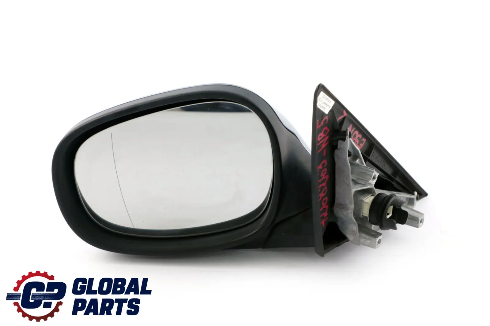 BMW 3 Series 5 E90 E91 LCI Heated Left Wing Mirror N/S Blue Water Metallic 896