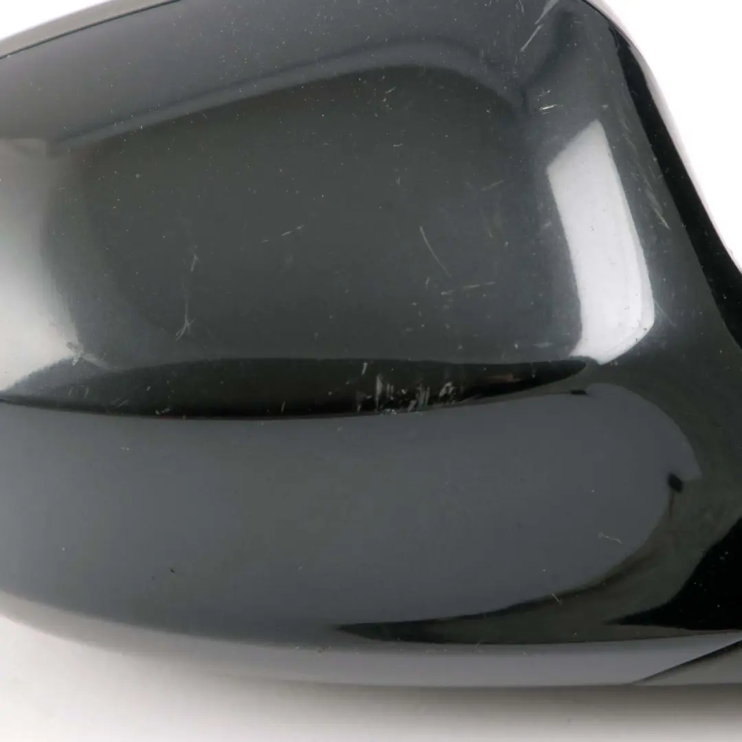 Wing Mirror BMW E90 E91 LCI Heated Right O/S Outside Black Sapphire Metallic 475