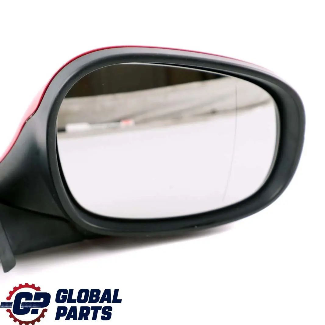 BMW 3 Series E90 E91 LCI 1 Heated Right Wing Mirror O/S Karmesinrot Crimson Red