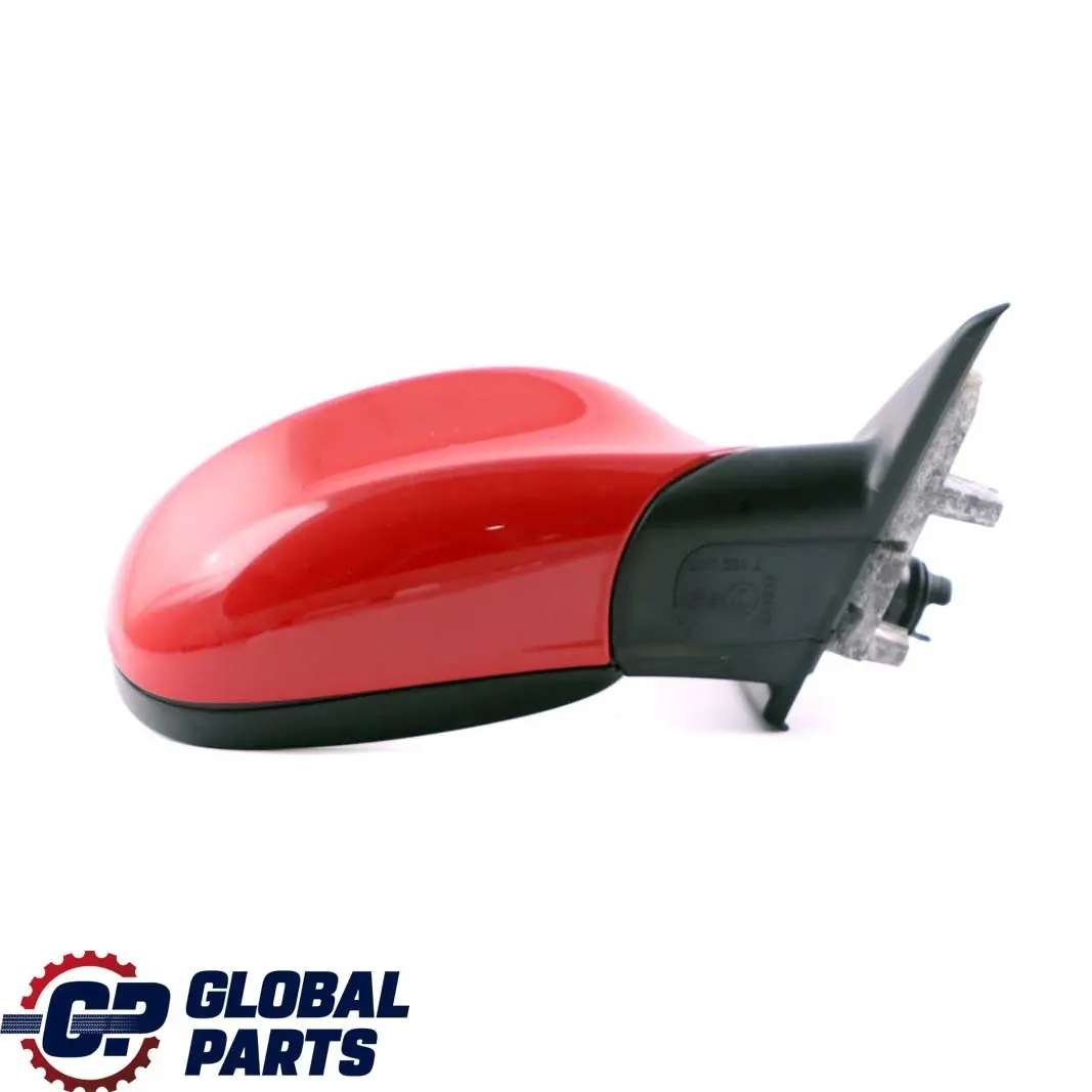 BMW 3 Series E90 E91 LCI 1 Heated Right Wing Mirror O/S Karmesinrot Crimson Red