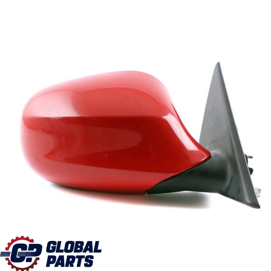 BMW 3 Series E90 E91 LCI 1 Heated Right Wing Mirror O/S Karmesinrot Crimson Red