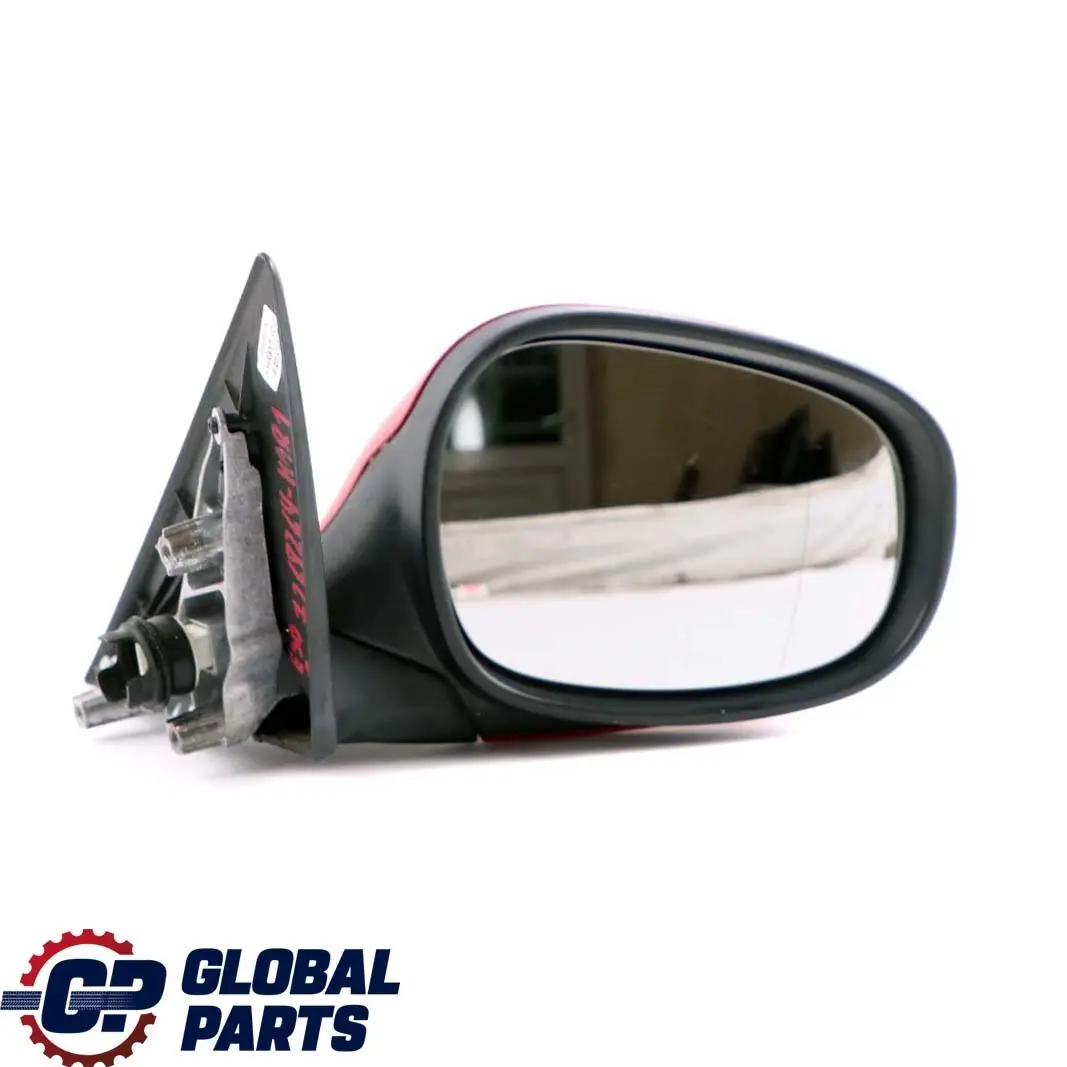 BMW 3 Series E90 E91 LCI 1 Heated Right Wing Mirror O/S Karmesinrot Crimson Red