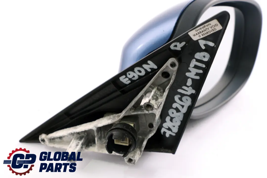 Heated Right Wing Mirror O/S Montegoblau Montego Blue BMW 3 Series 1 E90 E91 LCI - SKU rhd-7268264-MTB1 - Part number 7268264