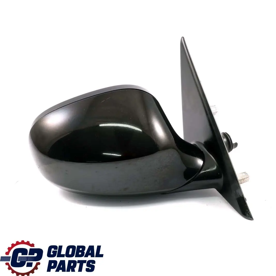 BMW 3 Series 1 E90 E91 LCI Heated Right Wing Mirror O/S Schwarz 2 Black 668