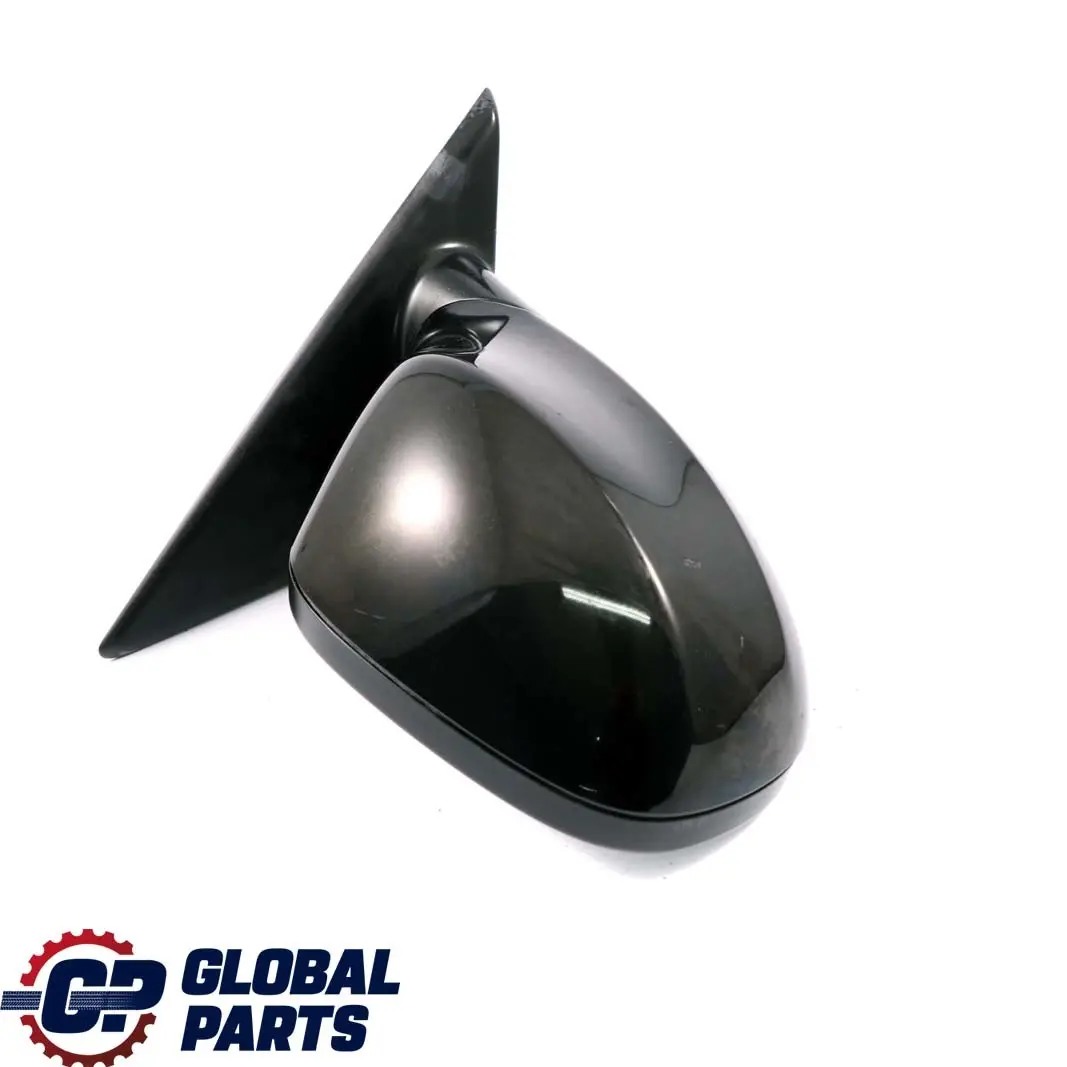 BMW 3 Series 1 E90 E91 LCI Heated Right Wing Mirror O/S Schwarz 2 Black 668