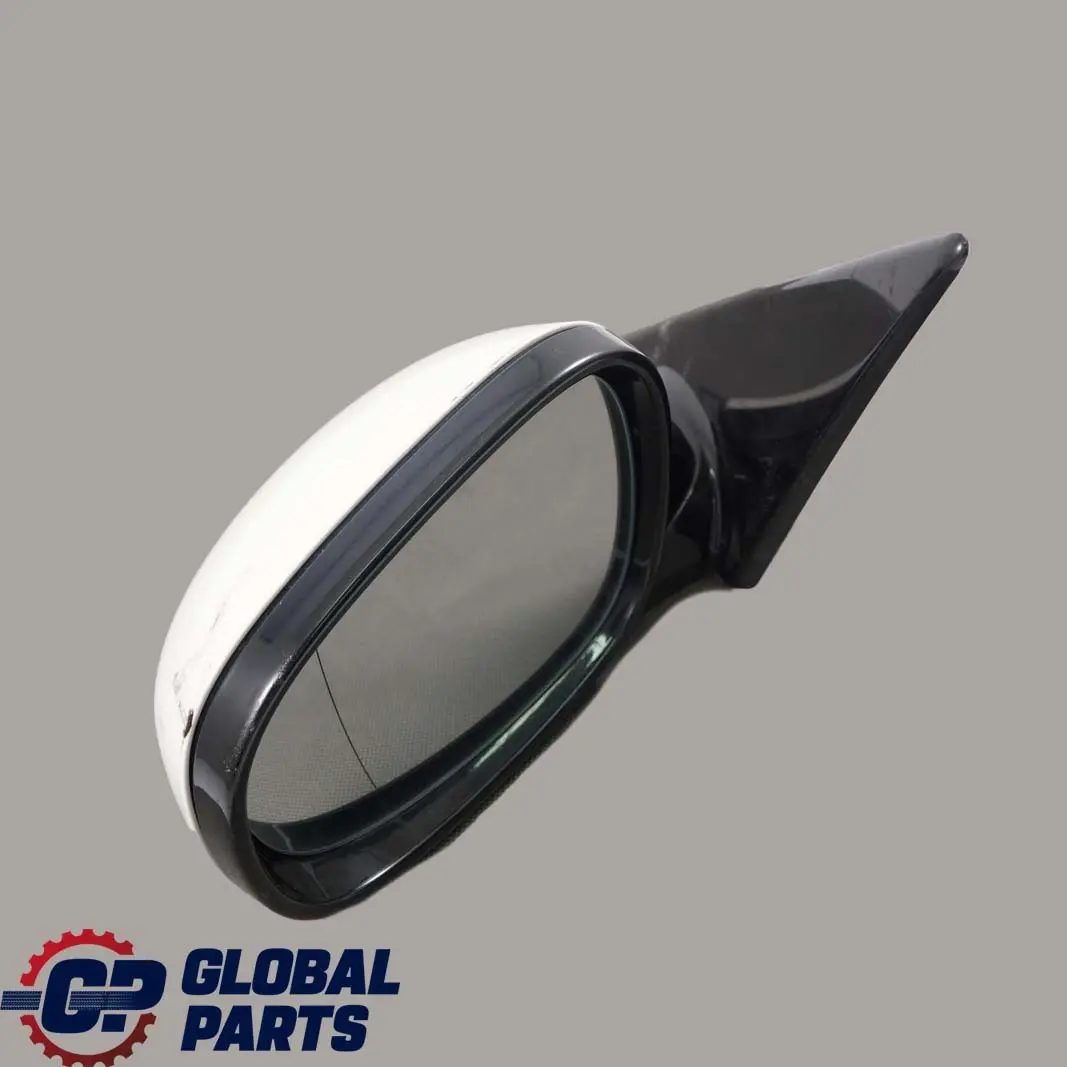 BMW 3 Series 2 E90 LCI M Sport High Gloss Left Wing Mirror N/S Alpinweiss White