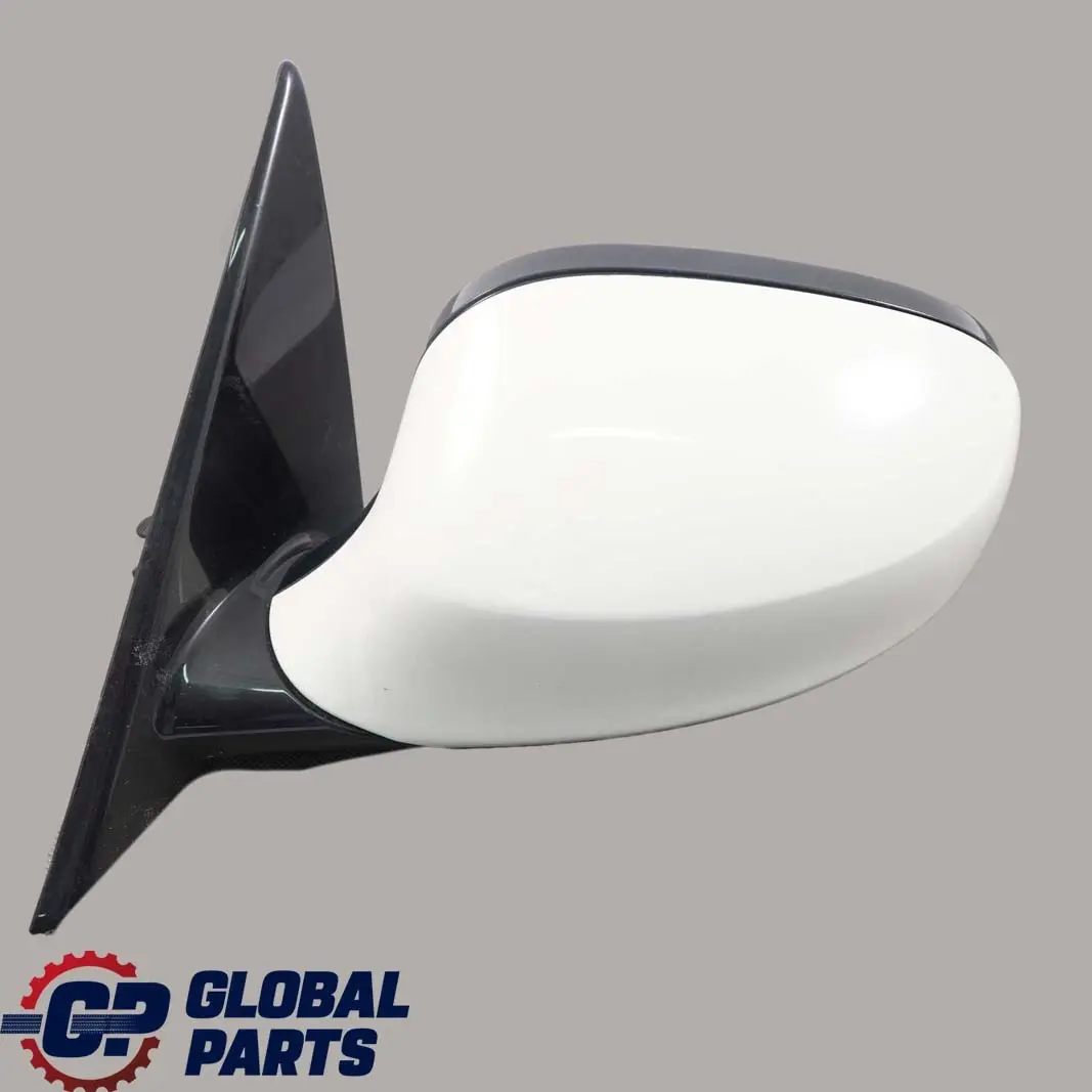 BMW 3 Series 2 E90 LCI M Sport High Gloss Left Wing Mirror N/S Alpinweiss White