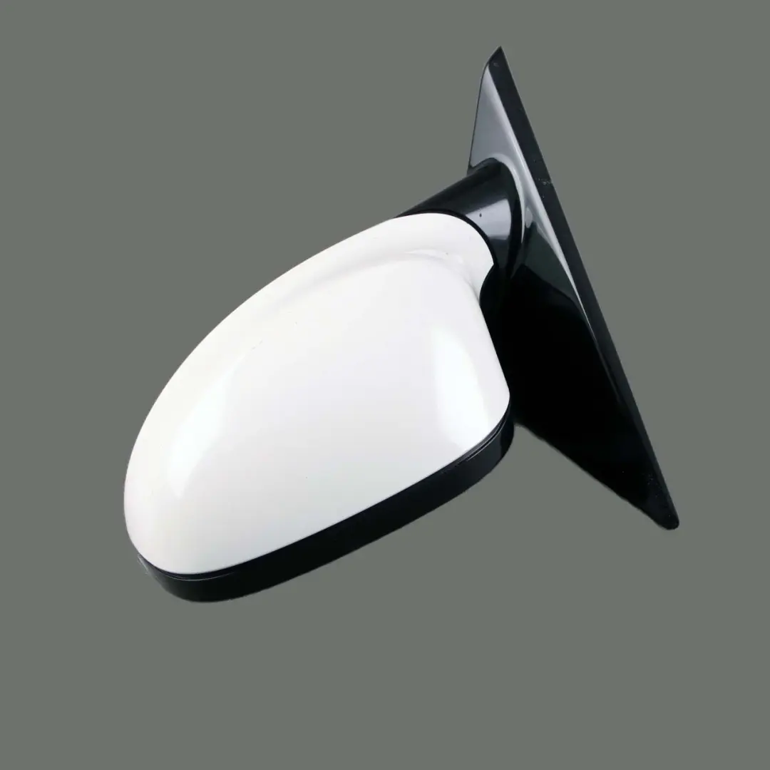 BMW 3 Series 3 E90 LCI M Sport High Gloss Left Wing Mirror N/S Alpinweiss White