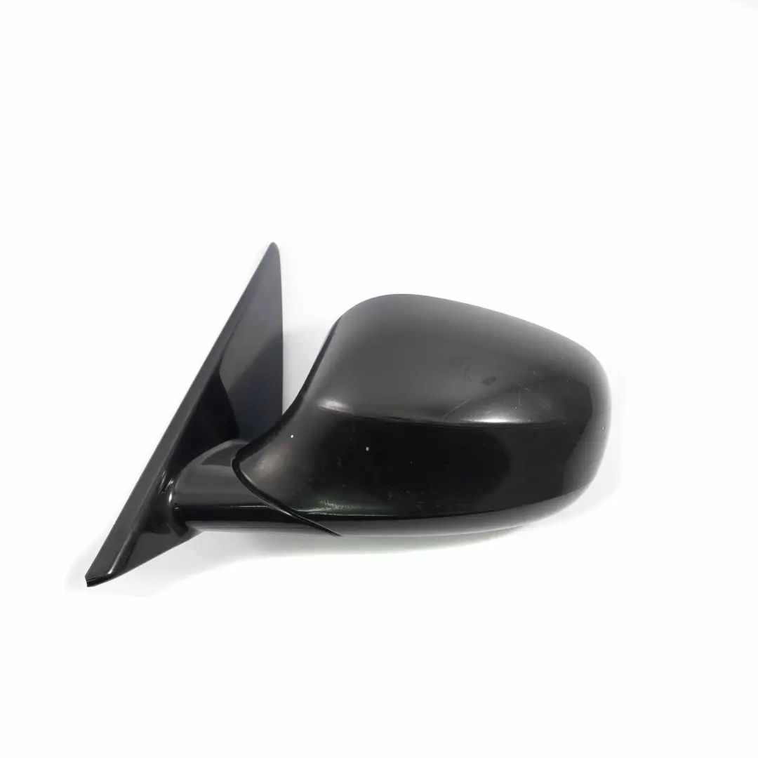 Wing Mirror BMW E90 LCI M Sport High Gloss Left Door Schwarz 2 Black 668