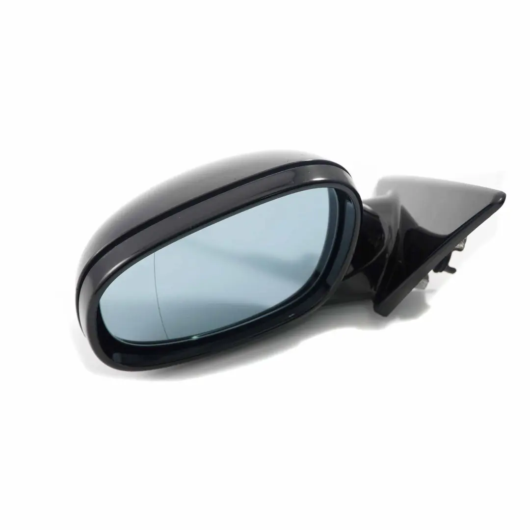 Wing Mirror BMW E90 LCI M Sport High Gloss Left Door Schwarz 2 Black 668