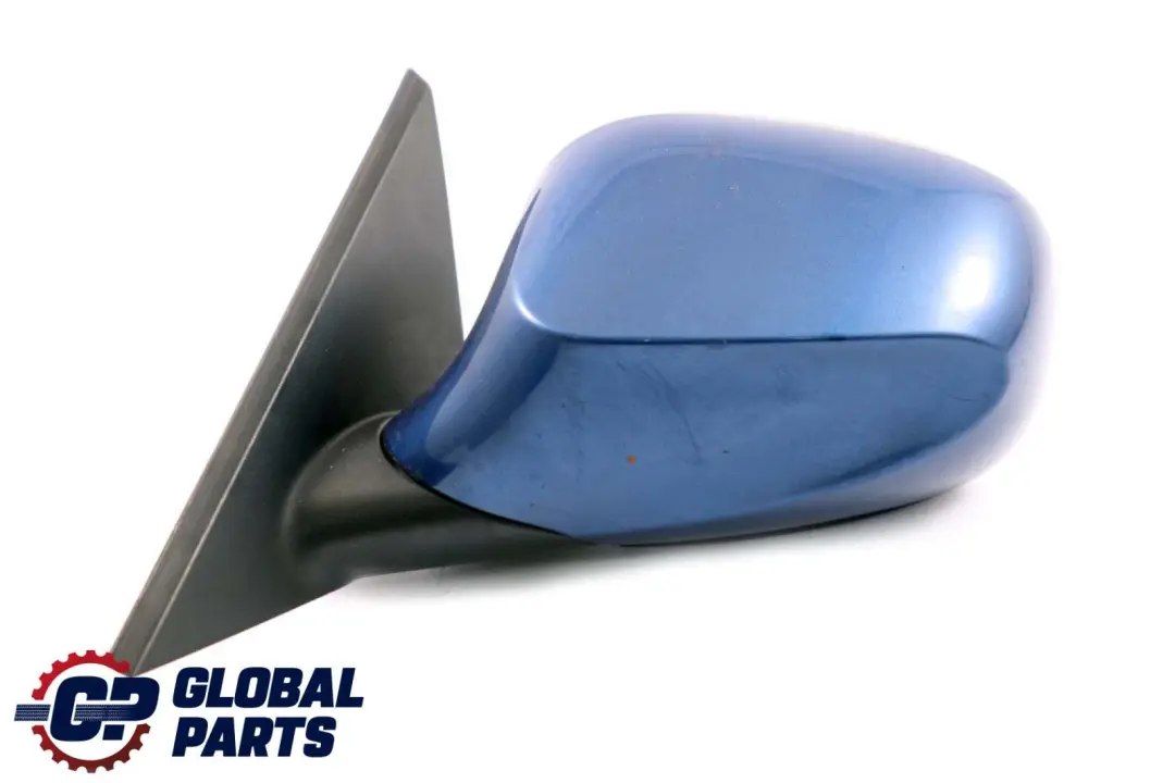 £BMW 1 Series E81 E82 E88 Left Heated Wing Mirror N/S Montegoblau Blue A51