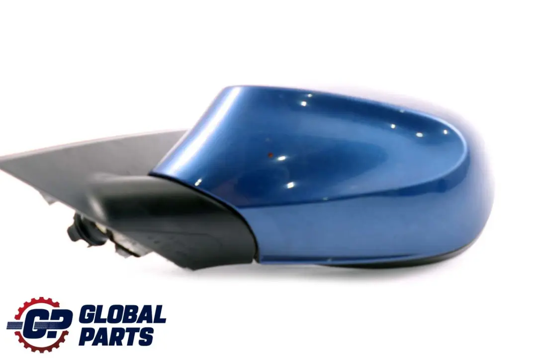 £BMW 1 Series E81 E82 E88 Left Heated Wing Mirror N/S Montegoblau Blue A51