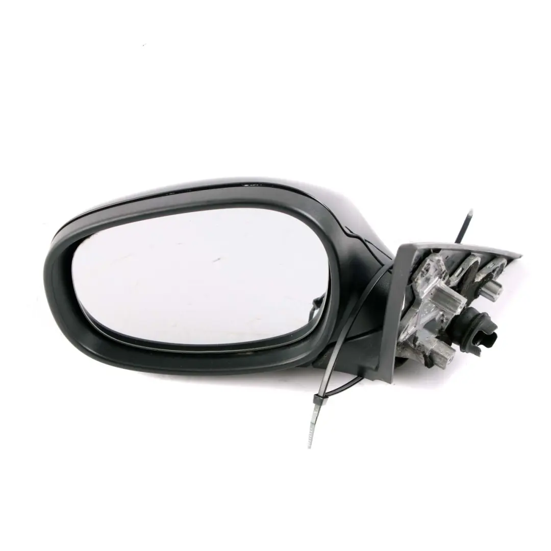 Wing Mirror BMW E81 E82 E88 5 Outside Left N/S Door Schwarz 2 Black 668