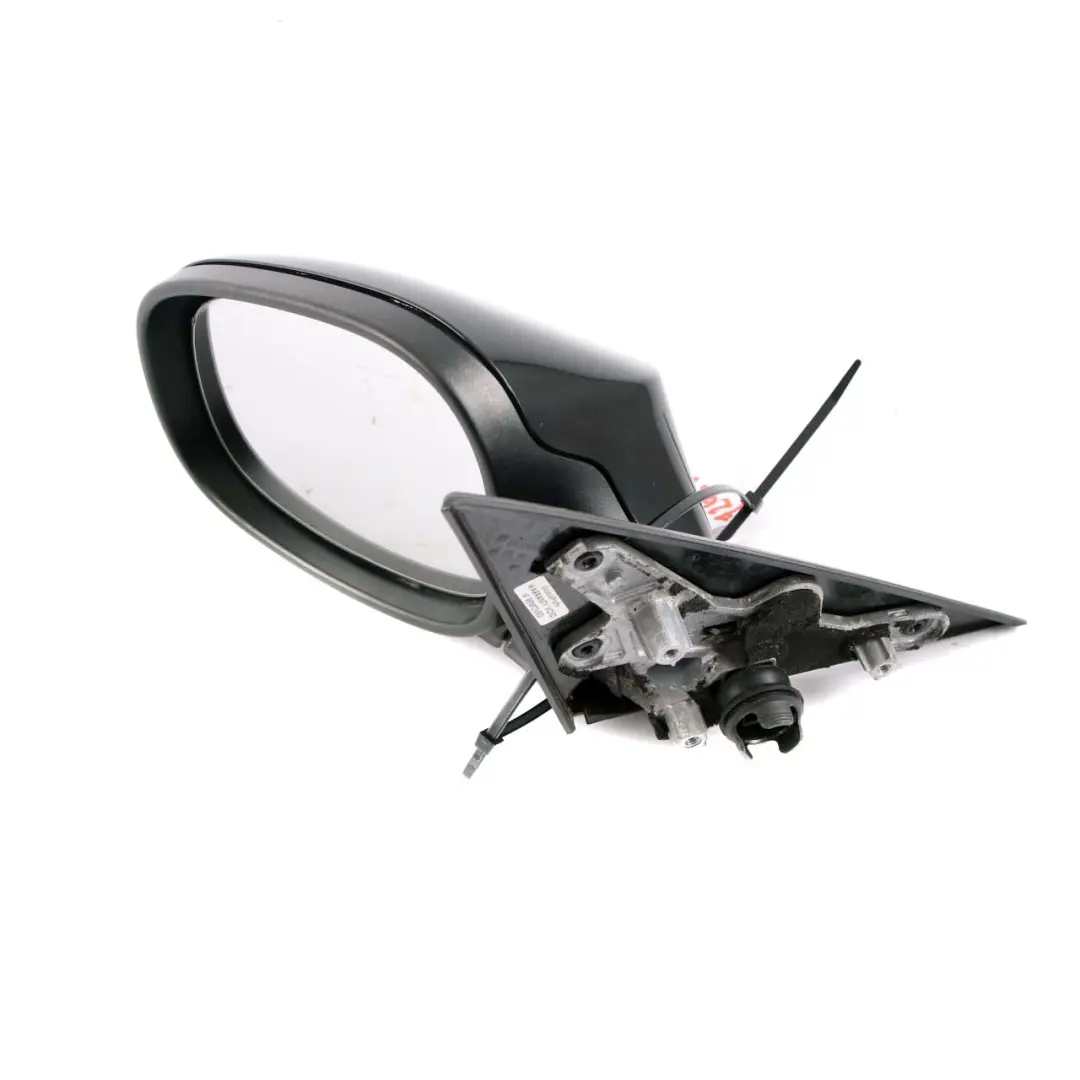 Wing Mirror BMW E81 E82 E88 5 Outside Left N/S Door Schwarz 2 Black 668