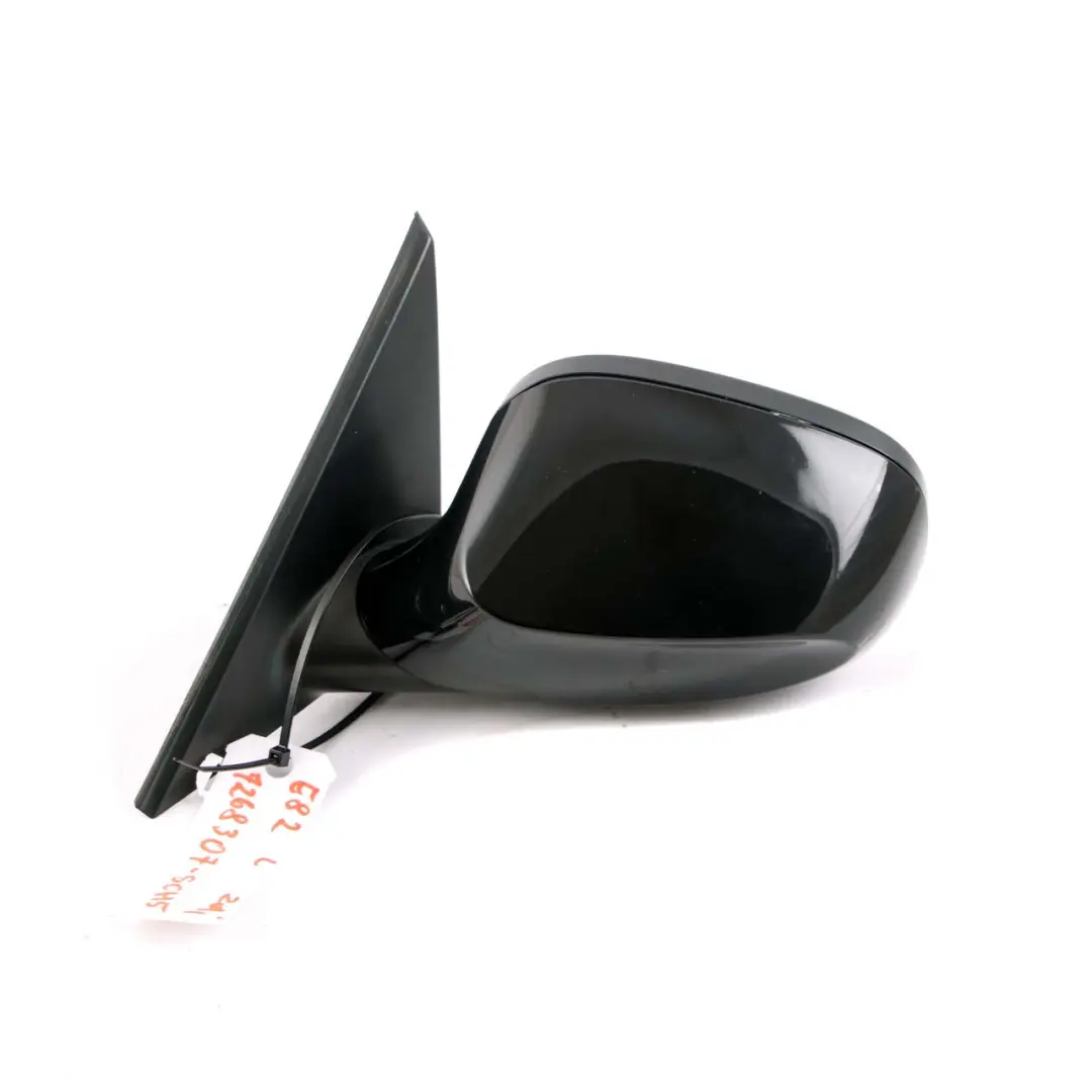 Wing Mirror BMW E81 E82 E88 5 Outside Left N/S Door Schwarz 2 Black 668