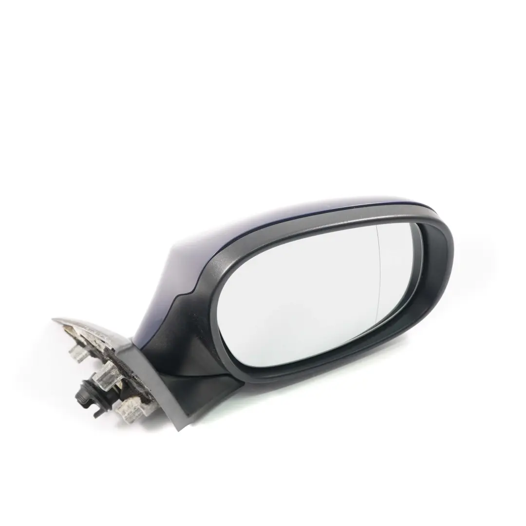 Wing Mirror BMW E81 E82 E88 Door Right O/S Heated Tiefseeblau Deep Sea Blue A76