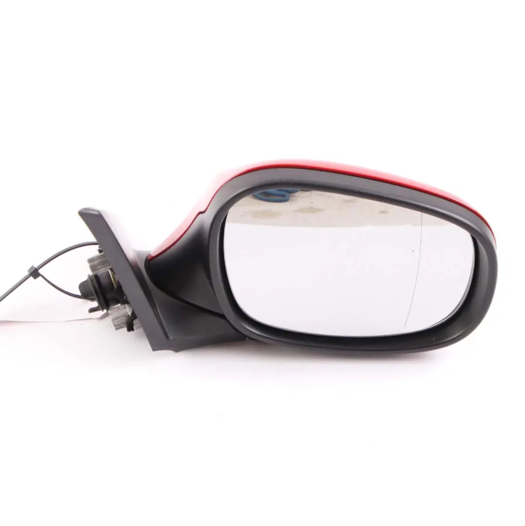 Wing Mirror Door BMW E81 E82 E88 4 Heated Right O/S Karmesinrot Crimson Red A61