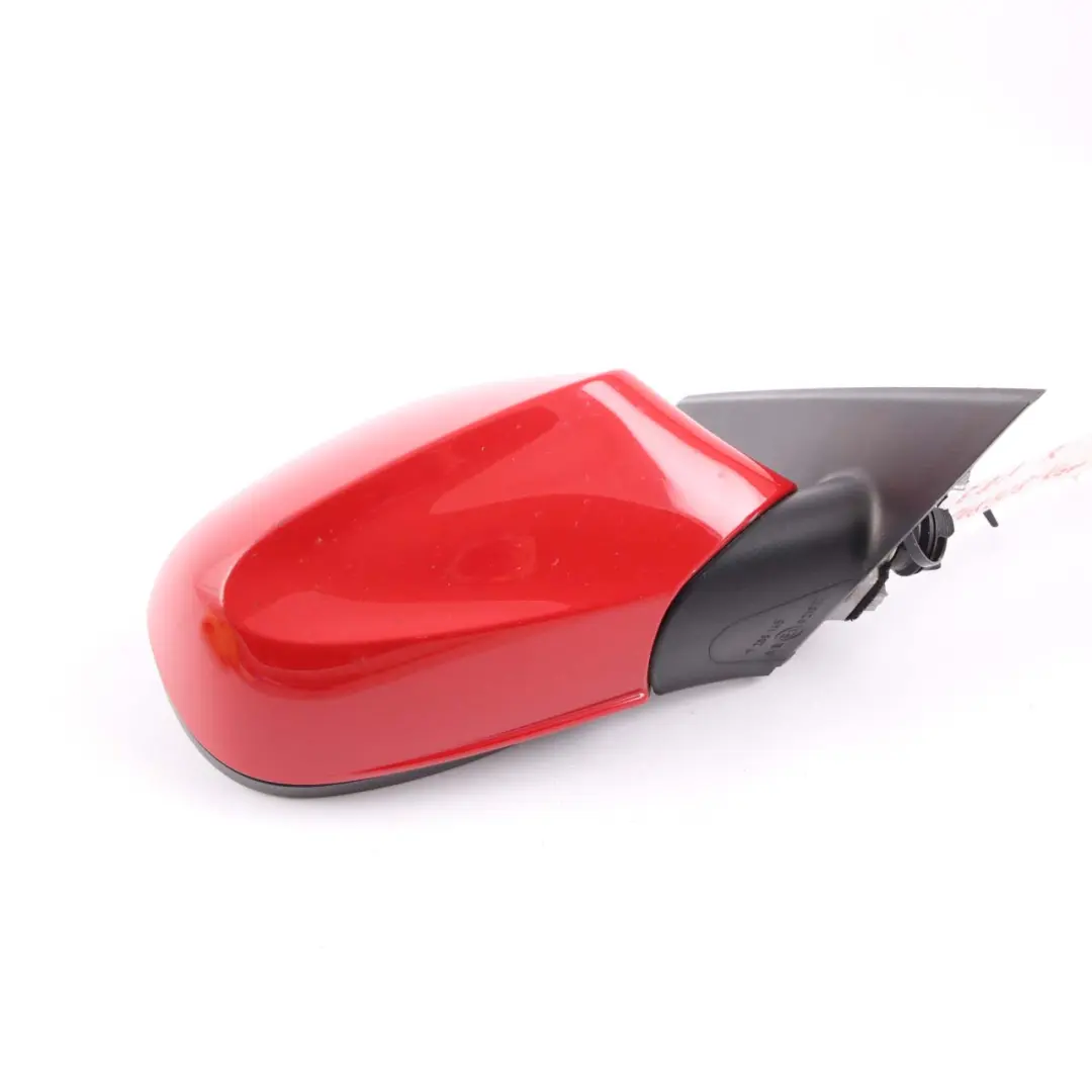 Wing Mirror Door BMW E81 E82 E88 4 Heated Right O/S Karmesinrot Crimson Red A61